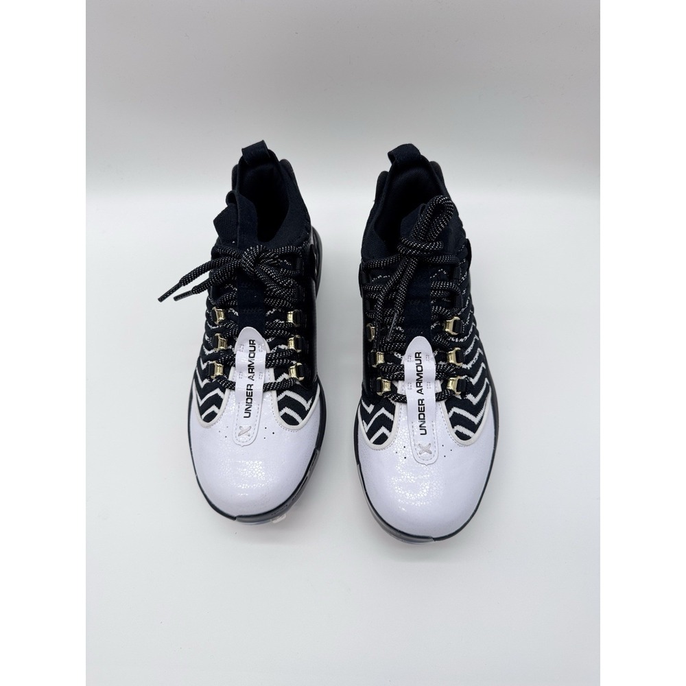 Under Armour Harper 9 Pro ST Mens 7US , Baseball BH‎ Show, Black/White/Gold